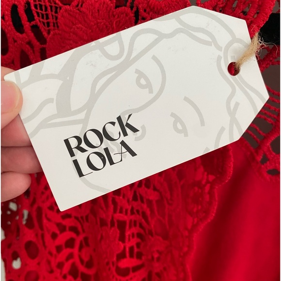 ROCK LOLA RED DRESS - Picture 4 of 10